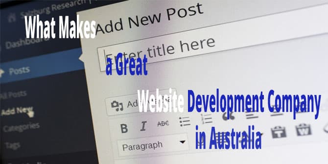 What Makes a Great Website Development Company in Australia