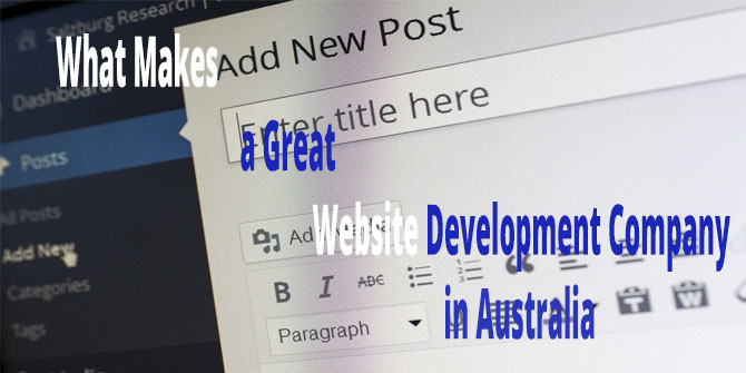 What Makes a Great Website Development Company in Australia